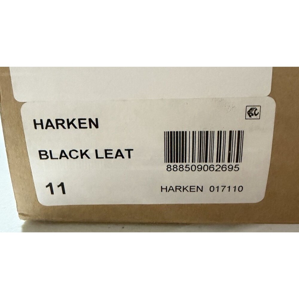 Steve Madden Harken Chukka Ankle Boots Black Leat Smooth Leather Size 11 NIB - Picture 5 of 6
